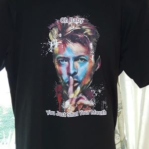 One Of A Kind! "David Bowie" Short Sleeve Tee (XL)